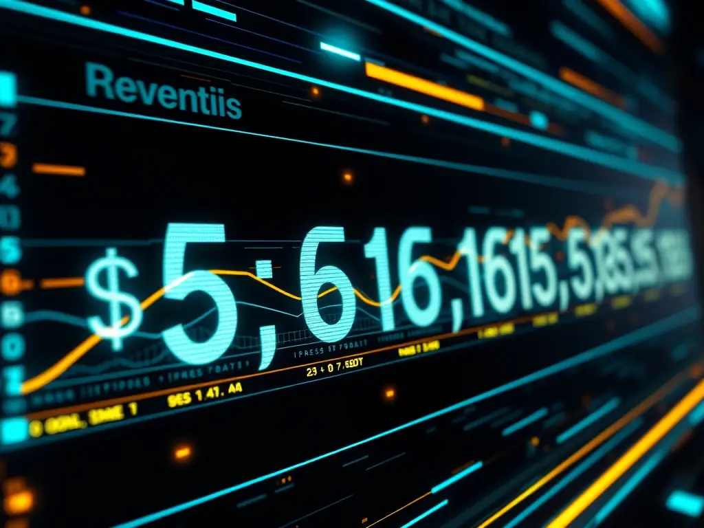 A digital display showing revenue being earned in real-time, with a focus on the speed and ease of monetization.